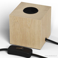 Calex tafelarmatuur hout Calex tafelarmatuur hout