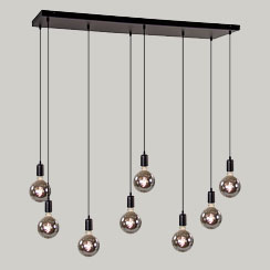 Grote 8-lichts hanglamp excl. lichtbron Grote 8-lichts hanglamp excl. lichtbron