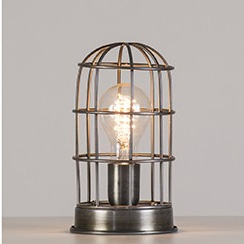 Kleine metalen vintage tafellamp kooi De mooiste kooi-stolplampen bij Straluma