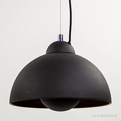 In de spotlight; de mooiste zwart/gouden lampen Chique hanglamp 3-lichts zwart met goud
