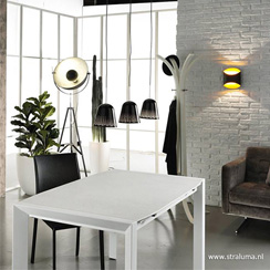 In de spotlight; de mooiste zwart/gouden lampen Design wandlamp zwart goud