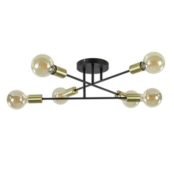 08451881 Verstelbare 6lichts plafondlamp zwart met goud.jpg