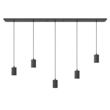 05200115 Calex plafondbalk 5lichts E27 pendels zwart.jpg