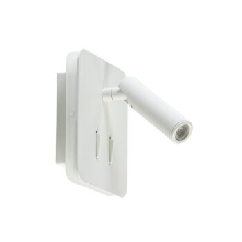 08200006 Witte wandlamp vierkant inclusief LED en spot.jpg