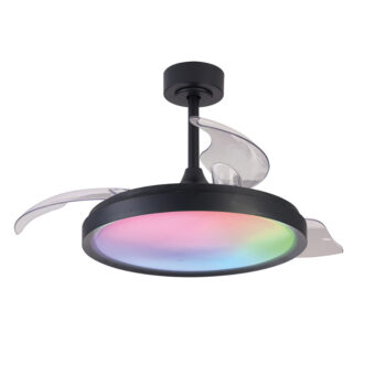 12900193 Uitklapbare plafondventilator zwart met RGB LED verlichting.jpg