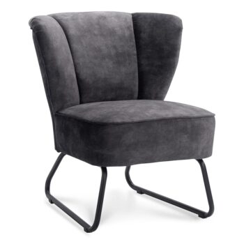 23100011 Fauteuil Reza antraciet met zwarte sleepoot.jpg