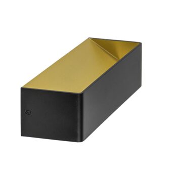 08451953 Langwerpige LED wandlamp zwart met goud.jpg