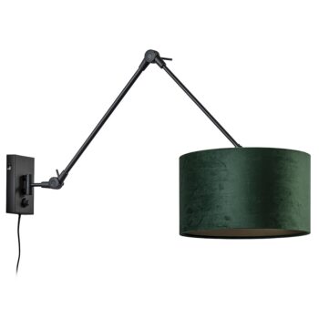 19771693 Verstelbare wandlamp met groene kap en dimmer.jpg