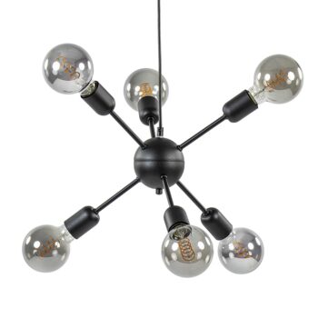01600026 6Lichts hanglamp zwart exclusief lichtbron.jpg