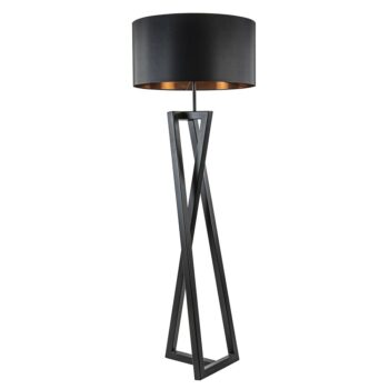 04080487 Industriele vloerlamp mat zwart metaal frame excl kap.jpg