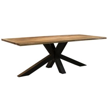 02730005 Rechthoekige eettafel mango hout met kruispoot.jpg