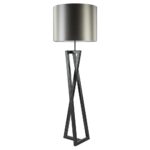 Grote design vloerlamp Calitri staal exclusief kap