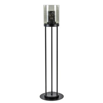 12480375 Vloerlamp cilinder mat zwart met smoke glazen kap.jpg