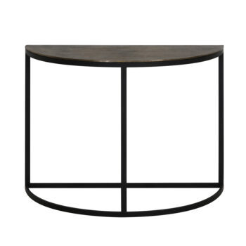 12211390 Sidetable Peto antiek brons met zwart 100x42x76cm.jpg