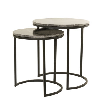 12211399 Bijzettafel set van 2 bruin marmer met zwart.jpg