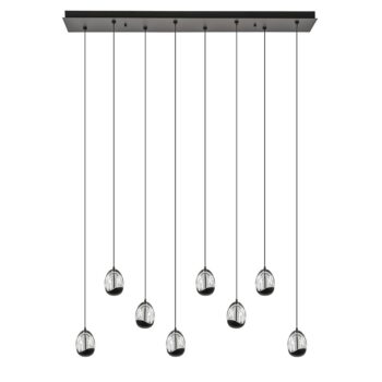 08452035 Moderne hanglamp Egg 8lichts LED zwart met glas.jpg