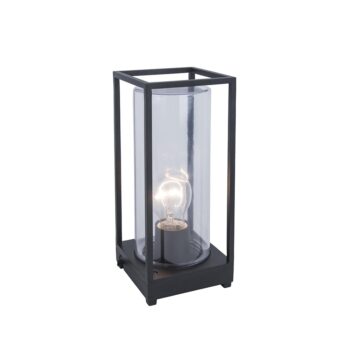 10080111 Moderne buitenlamp tafel zwart aluminium met helder glas.jpg
