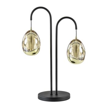 08452045 Strak klassieke LED tafellamp egg zwart met goud.jpg