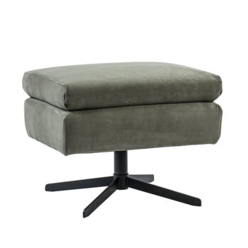 14250007 Stoffen voetenbankje grijs met zwarte kruispoot.jpg