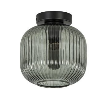 23220098 Smoke glazen plafondlamp met zwarte bevestiging.jpg