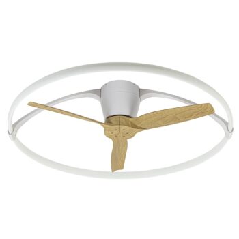 12900124 Design plafondventilator met LED verlichting wit hout.jpg