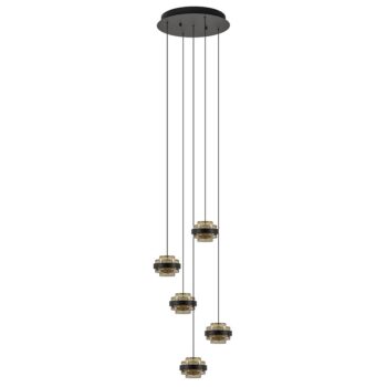 08452089 Sfeervolle 5lichts hanglamp zwart champagne inclusief LED.jpg