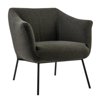 08050007 Relax fauteuil Mila donker bruin met zwarte poot.jpg