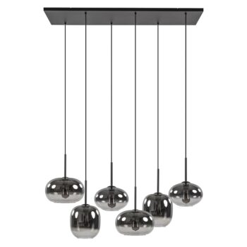 08452127 Stijlvolle 6lichts hanglamp zwart met gradient smoke glas.jpg
