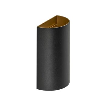 08452135 Wandlamp cilinder GU10 up down zwart goud.jpg