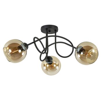 11040003 Klassieke plafondlamp 3lichts met amber glas.jpg