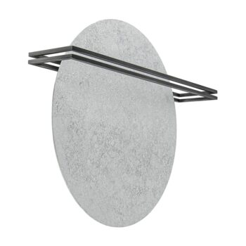 09290004 Design LED wand plafondlamp silver leaf met metaal.jpg