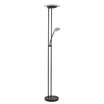 08452144 Moderne LED vloerlamp met uplighter en leeslamp mat zwart.jpg