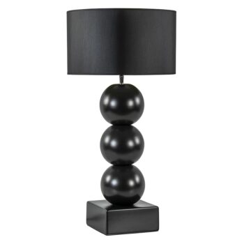 05350011 Stijvolle tafellamp keramiek zwart met kap zwart goud.jpg