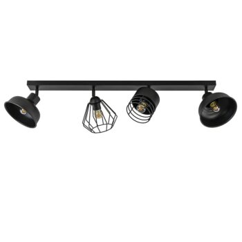 11040026 Plafondlamp zwart met verschillende kappen.jpg