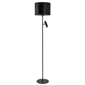 08452169 Trendy vloerlamp met kap zwart met goud.jpg