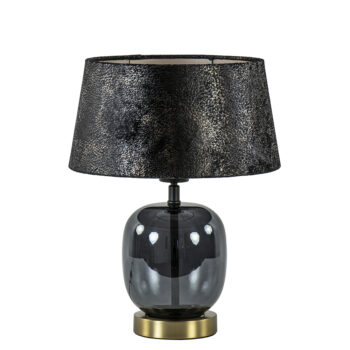 08452203 Chique tafellamp zwart goud met kap.jpg