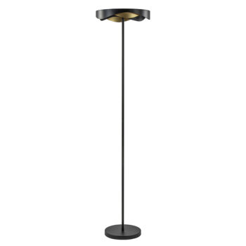 08452204 Dimbare LED vloerlamp zwart met goud.jpg