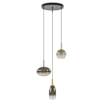 13760851 Ronde 3 Lichts LED hanglamp met gold fading glas.jpg