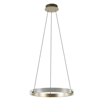 08650024 LED hanglamp geborsteld goud met kristaleffect.jpg