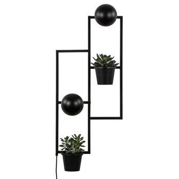 12480534 Wandlamp zwart met bloempotjes 2xE27.jpg