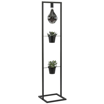 12480536 Vloerlamp zwart frame met bloempotjes.jpg