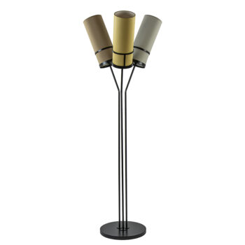 06350085 Design vloerlamp zwart met meerkleurige kappen.jpg