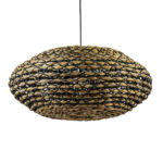 Hanglamp Tripoli rotan naturel/zwart