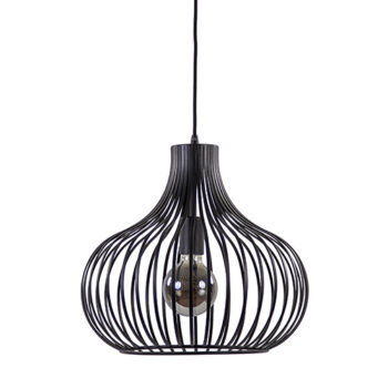 06131926 Moderne draad hanglamp zwart 38cm.jpg