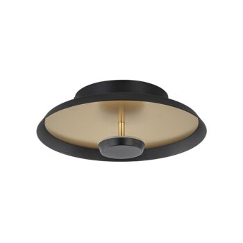 08452076 Kleine LED plafondlamp zwart met goud.jpg