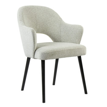 01820027 Elegante eetkamerstoel licht grijs met zwarte poot.jpg