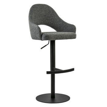 01820030 Moderne barkruk donker grijs met zwarte poot verstelbaar.jpg