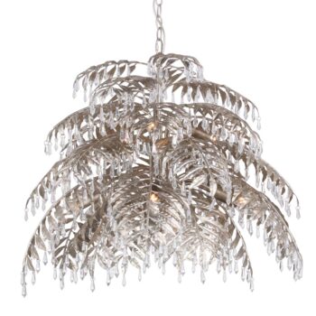 12110152 Ronde hanglamp palm ambachtelijk zilver.jpg