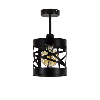 19350003 Kleine plafondlamp zwart metaal.jpg