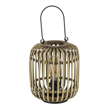 02820223 Sfeervolle lantaarn tafellamp bamboe.jpg